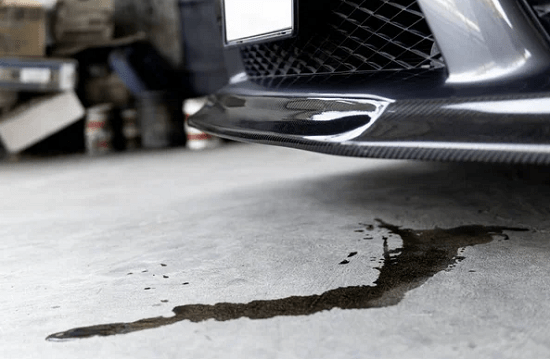 car oil leak